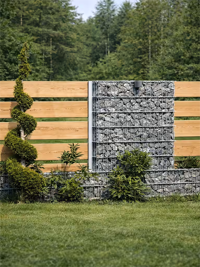 Gabióny – cenník Gablux (koše, stĺpiky a panely)